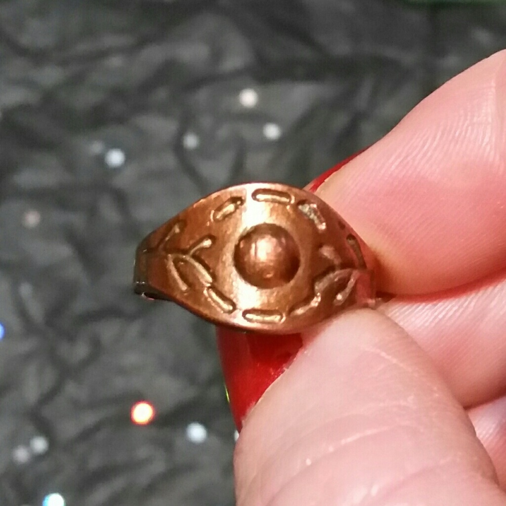 💕Unique Copper Ring - Picture 2 of 2